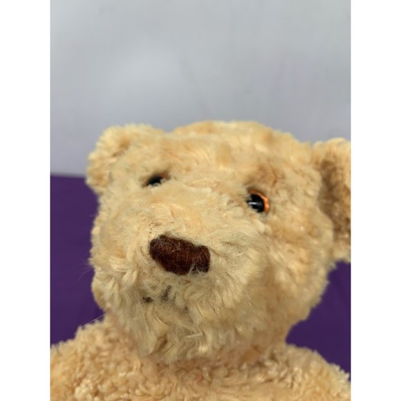 Matrix Caliie Bear by Douglas Cuddle Toys Creamy Tan Brown Bear 12" Plastic Eyes - Picture 5 of 10